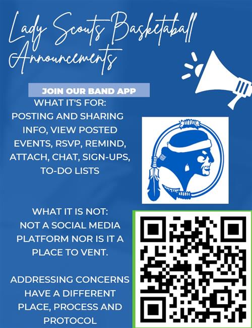 Lady Scouts Band App Sign Up